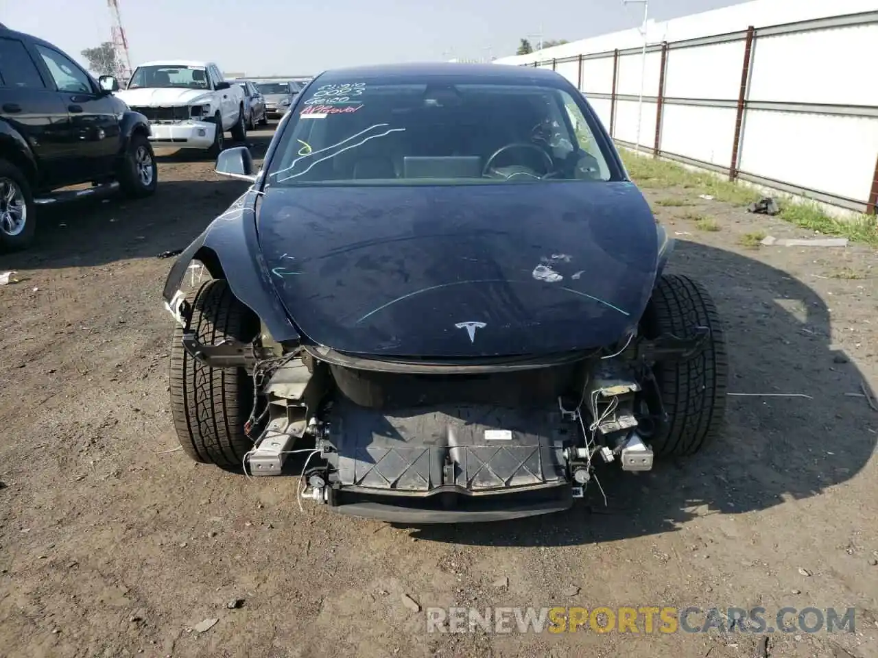 9 Photograph of a damaged car 5YJ3E1EA1KF304397 TESLA MODEL 3 2019