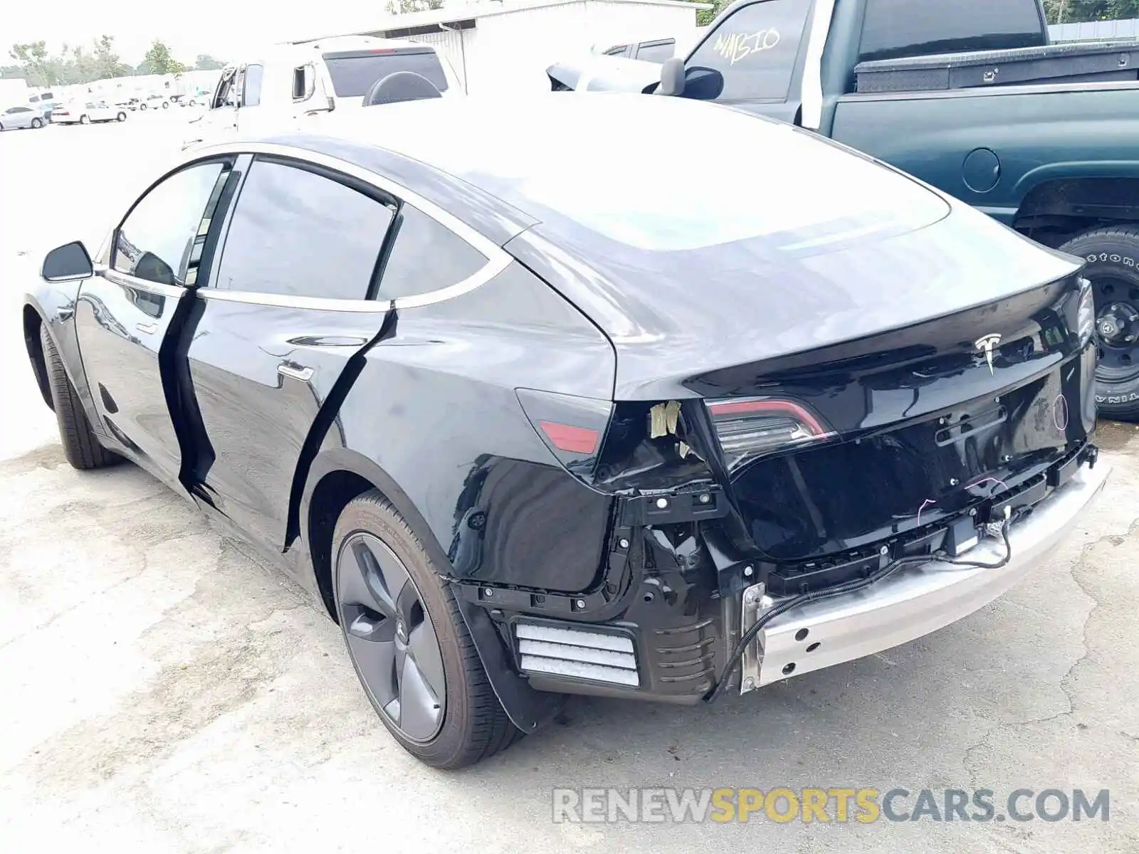 3 Photograph of a damaged car 5YJ3E1EA1KF305758 TESLA MODEL 3 2019