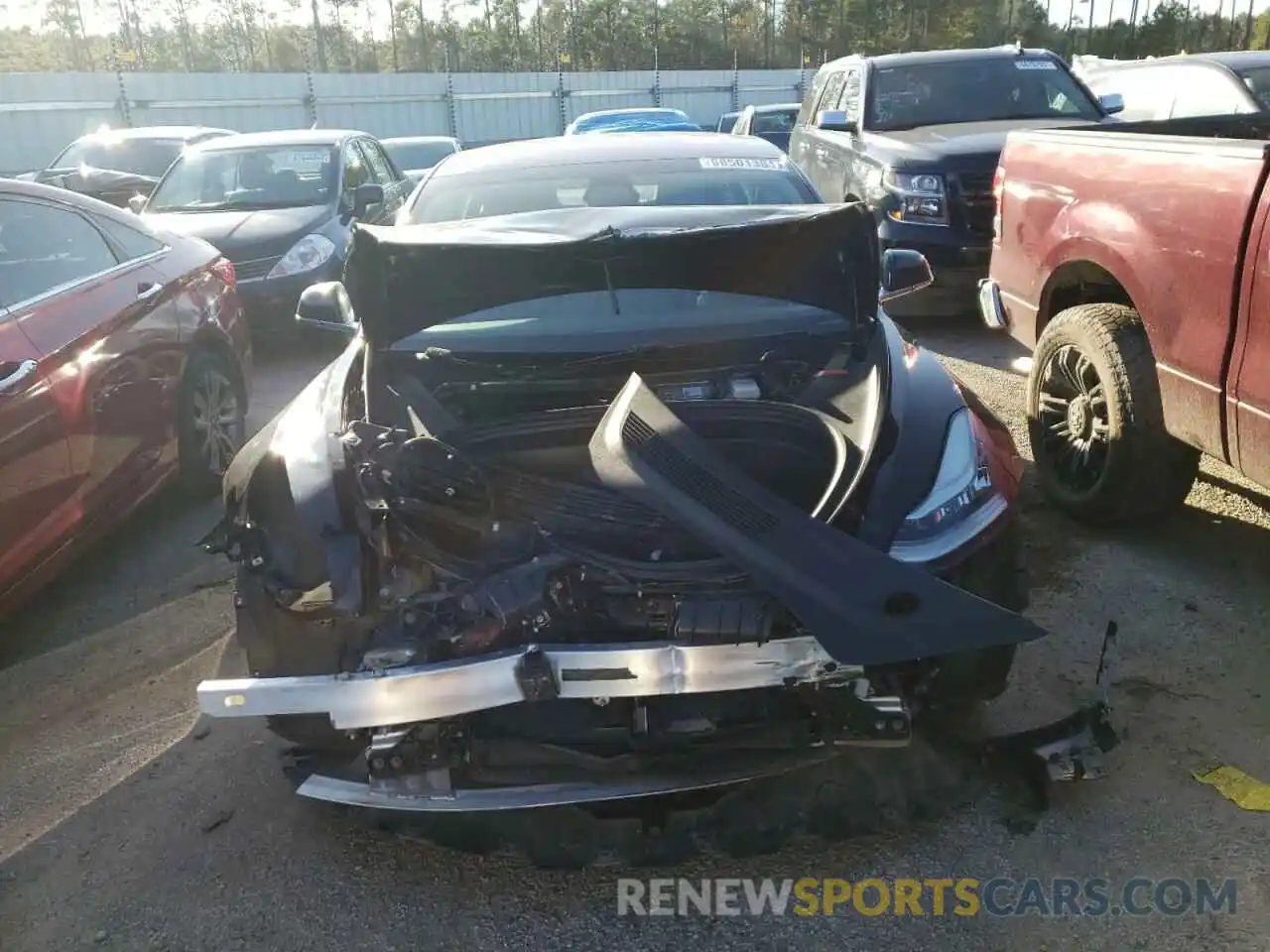 9 Photograph of a damaged car 5YJ3E1EA1KF305839 TESLA MODEL 3 2019