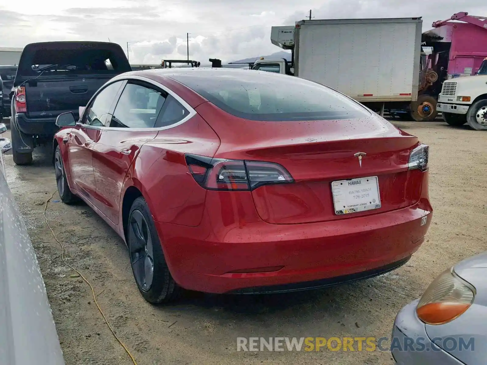 3 Photograph of a damaged car 5YJ3E1EA1KF308434 TESLA MODEL 3 2019