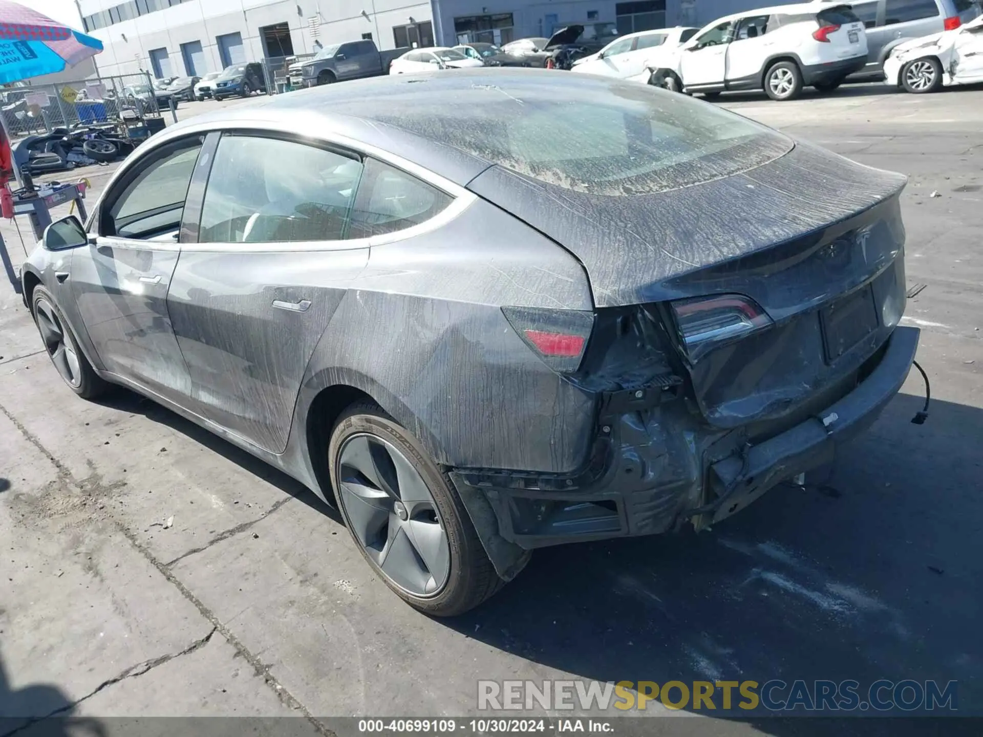 3 Photograph of a damaged car 5YJ3E1EA1KF314959 TESLA MODEL 3 2019
