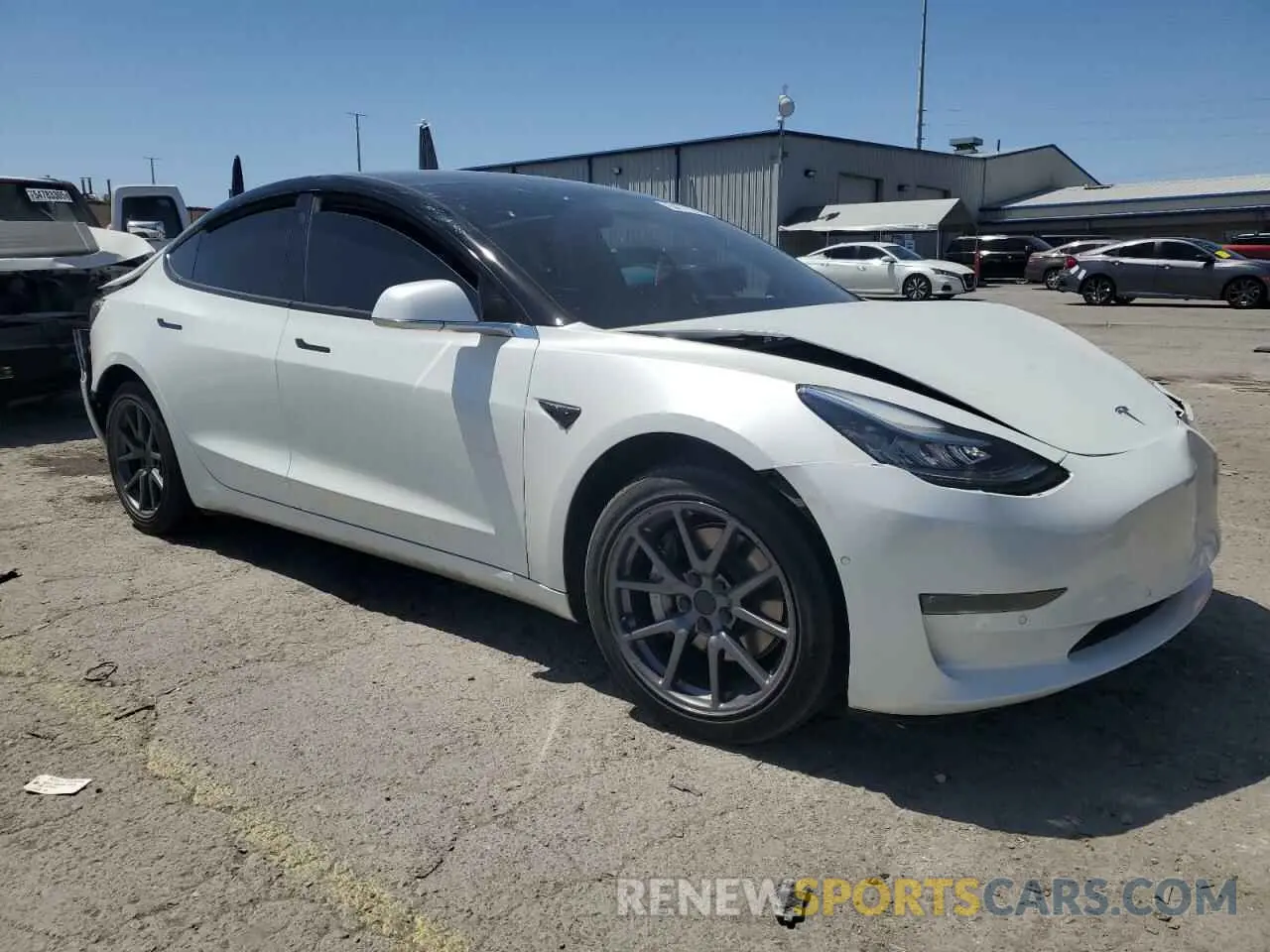 4 Photograph of a damaged car 5YJ3E1EA1KF327193 TESLA MODEL 3 2019