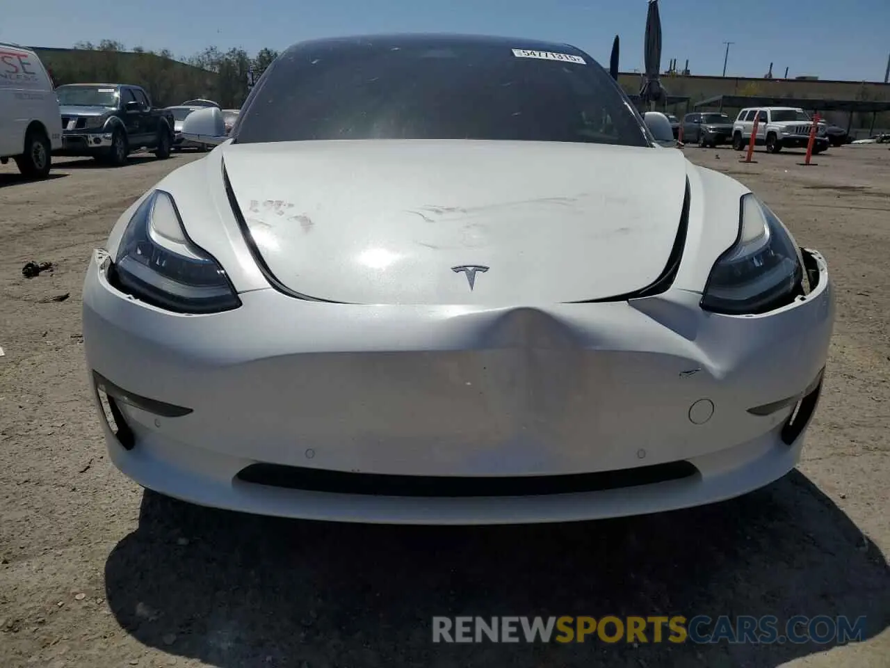5 Photograph of a damaged car 5YJ3E1EA1KF327193 TESLA MODEL 3 2019