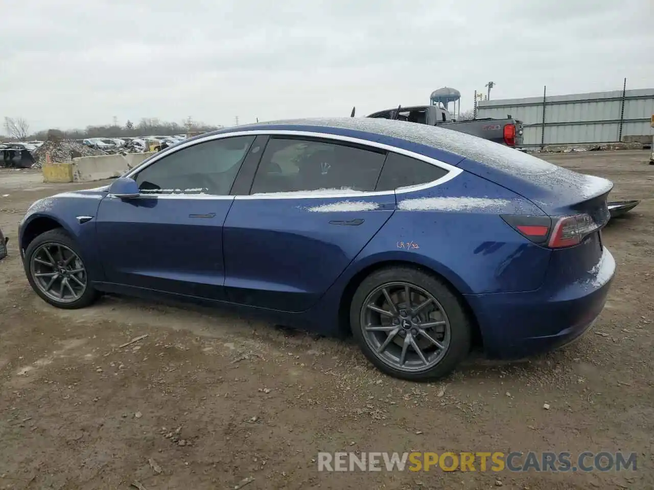 2 Photograph of a damaged car 5YJ3E1EA1KF337450 TESLA MODEL 3 2019