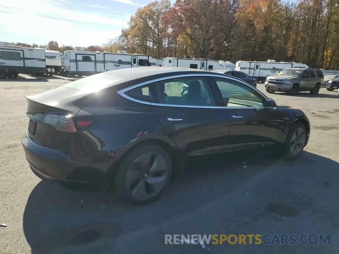 3 Photograph of a damaged car 5YJ3E1EA1KF397812 TESLA MODEL 3 2019