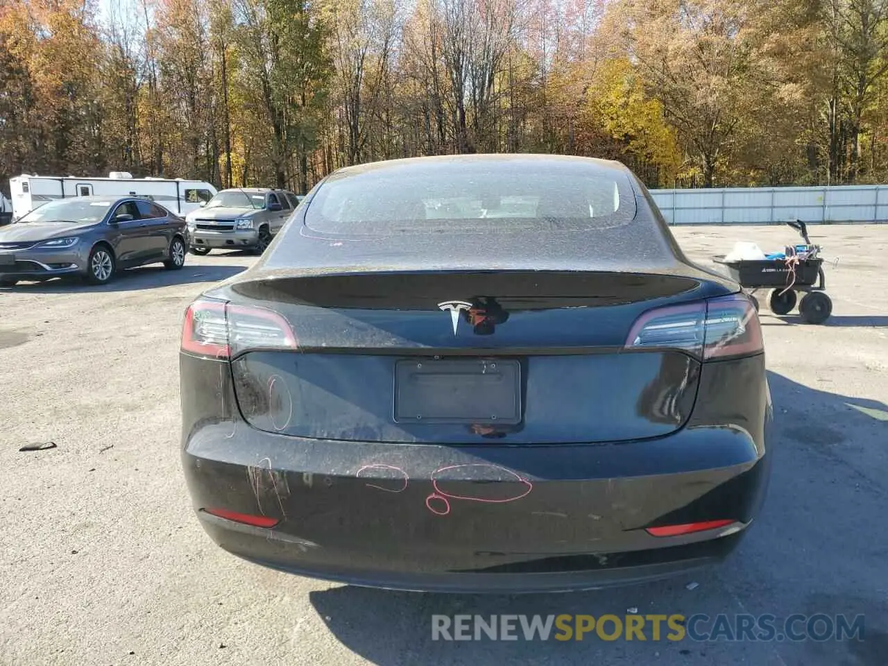 6 Photograph of a damaged car 5YJ3E1EA1KF397812 TESLA MODEL 3 2019