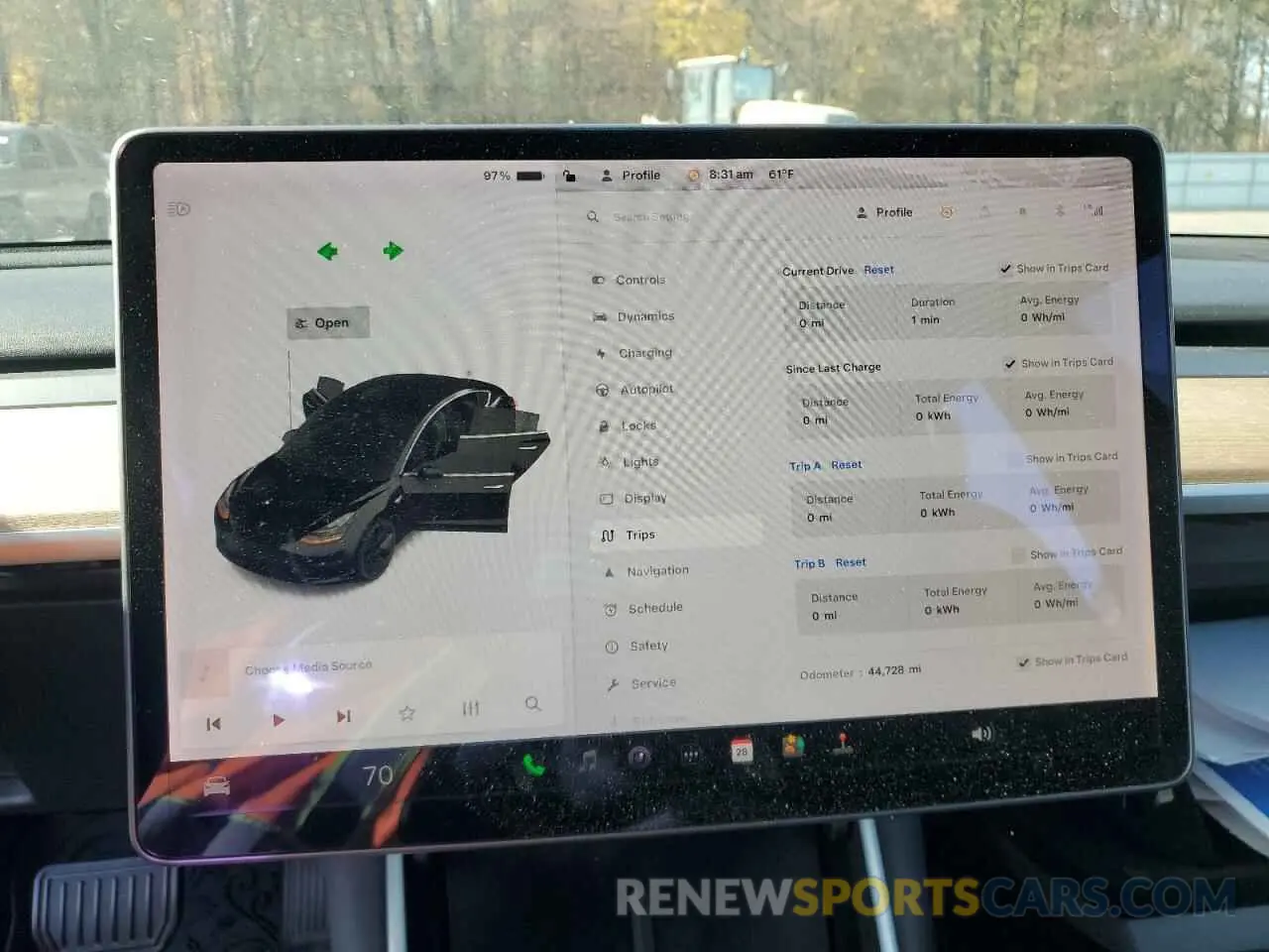9 Photograph of a damaged car 5YJ3E1EA1KF397812 TESLA MODEL 3 2019