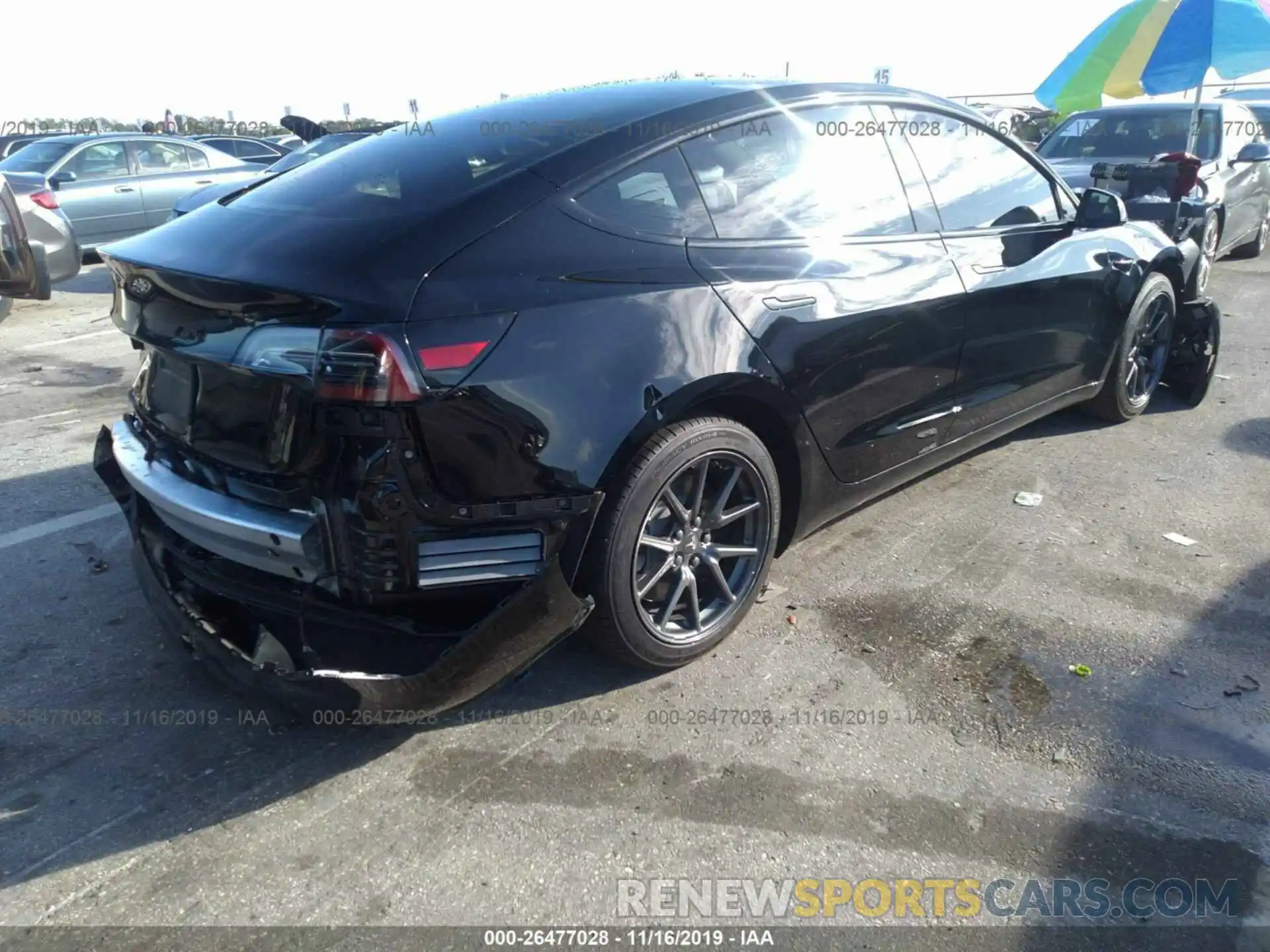 4 Photograph of a damaged car 5YJ3E1EA1KF398765 TESLA MODEL 3 2019