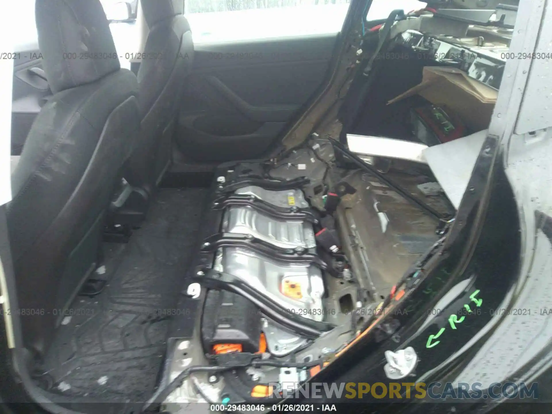 8 Photograph of a damaged car 5YJ3E1EA1KF399186 TESLA MODEL 3 2019