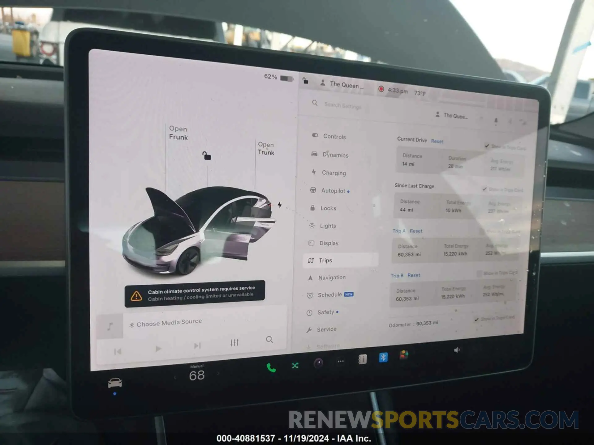 7 Photograph of a damaged car 5YJ3E1EA1KF399916 TESLA MODEL 3 2019