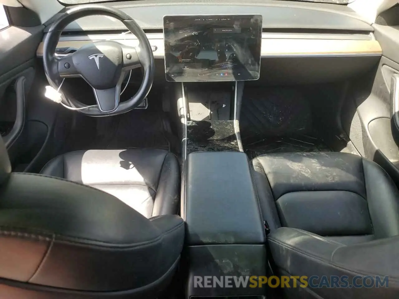8 Photograph of a damaged car 5YJ3E1EA1KF410137 TESLA MODEL 3 2019