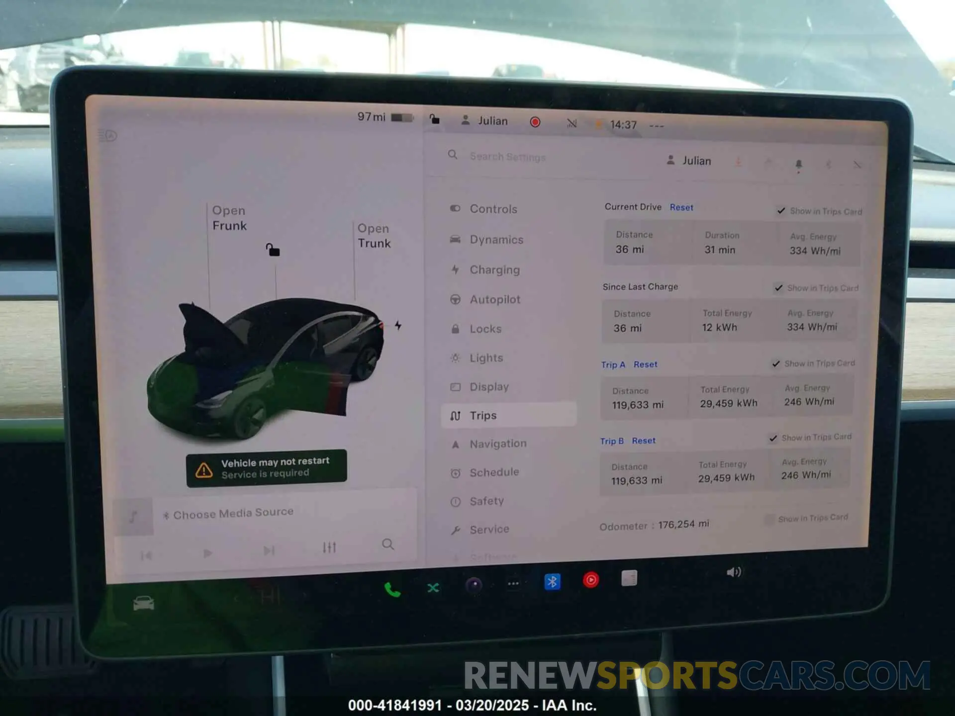 7 Photograph of a damaged car 5YJ3E1EA1KF410297 TESLA MODEL 3 2019