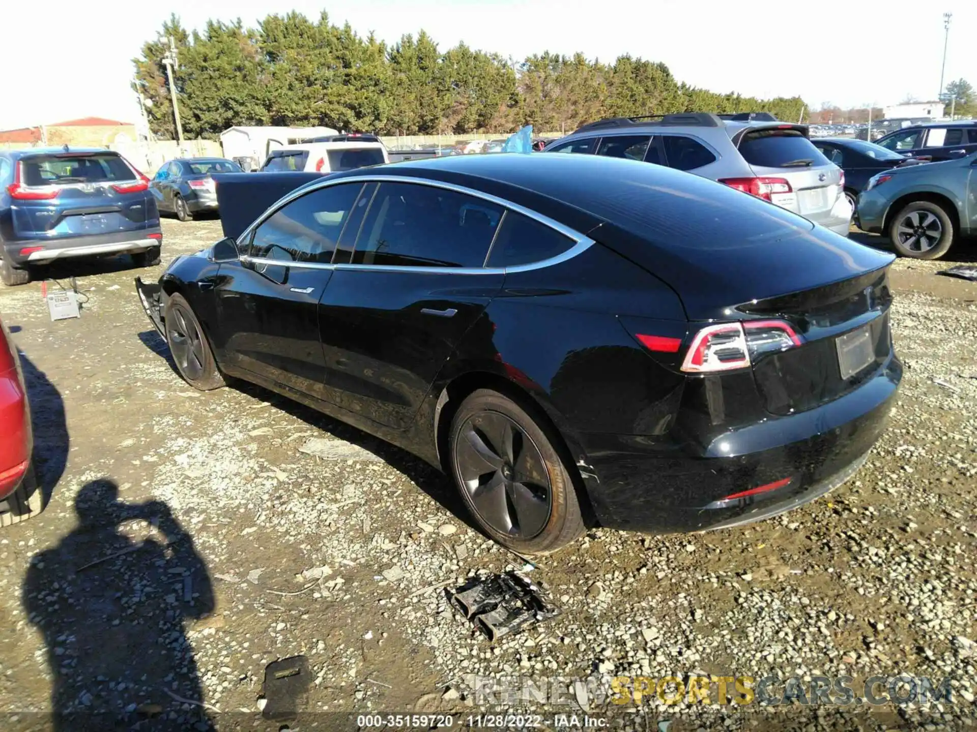 3 Photograph of a damaged car 5YJ3E1EA1KF410834 TESLA MODEL 3 2019