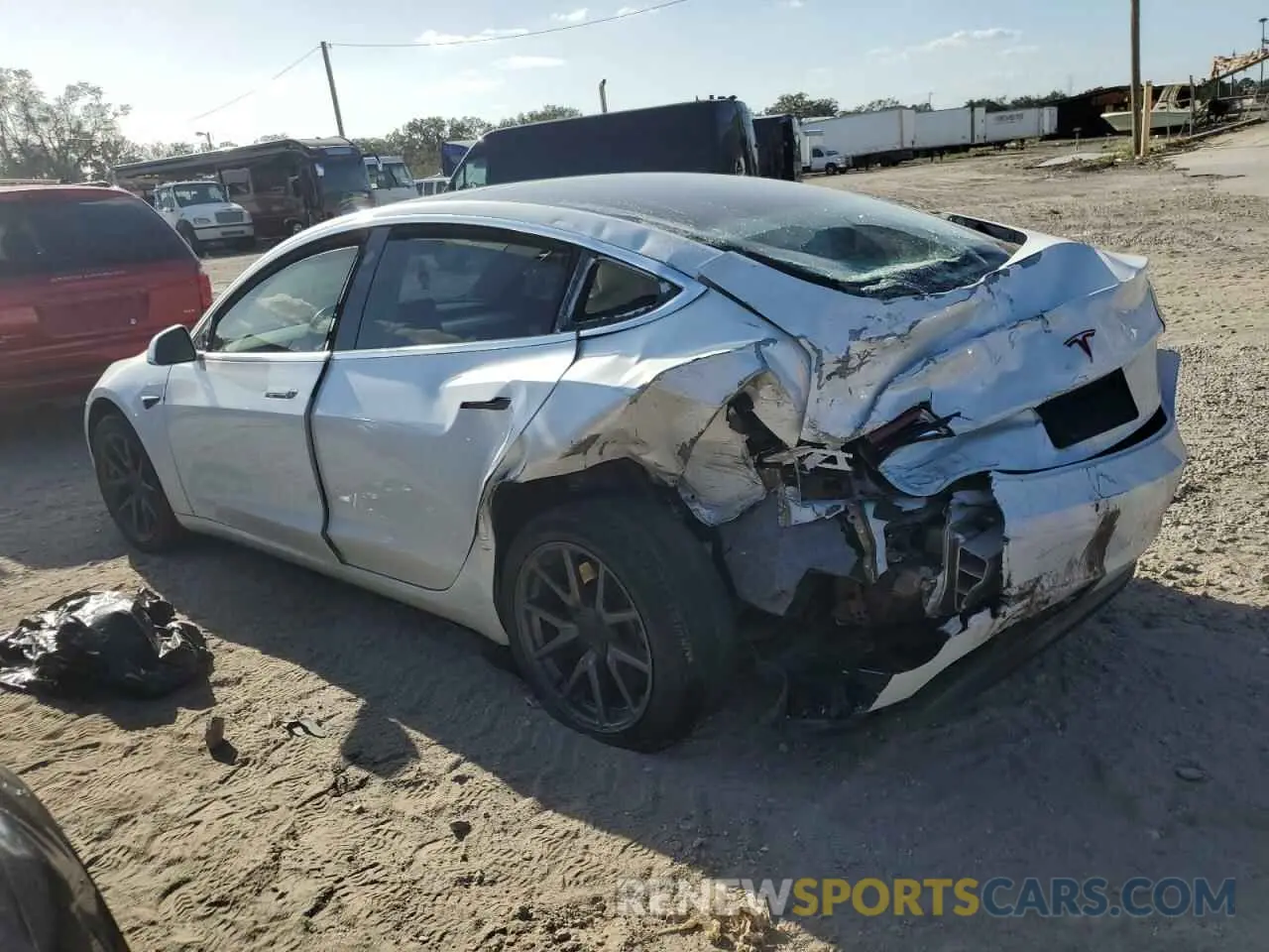 2 Photograph of a damaged car 5YJ3E1EA1KF417797 TESLA MODEL 3 2019