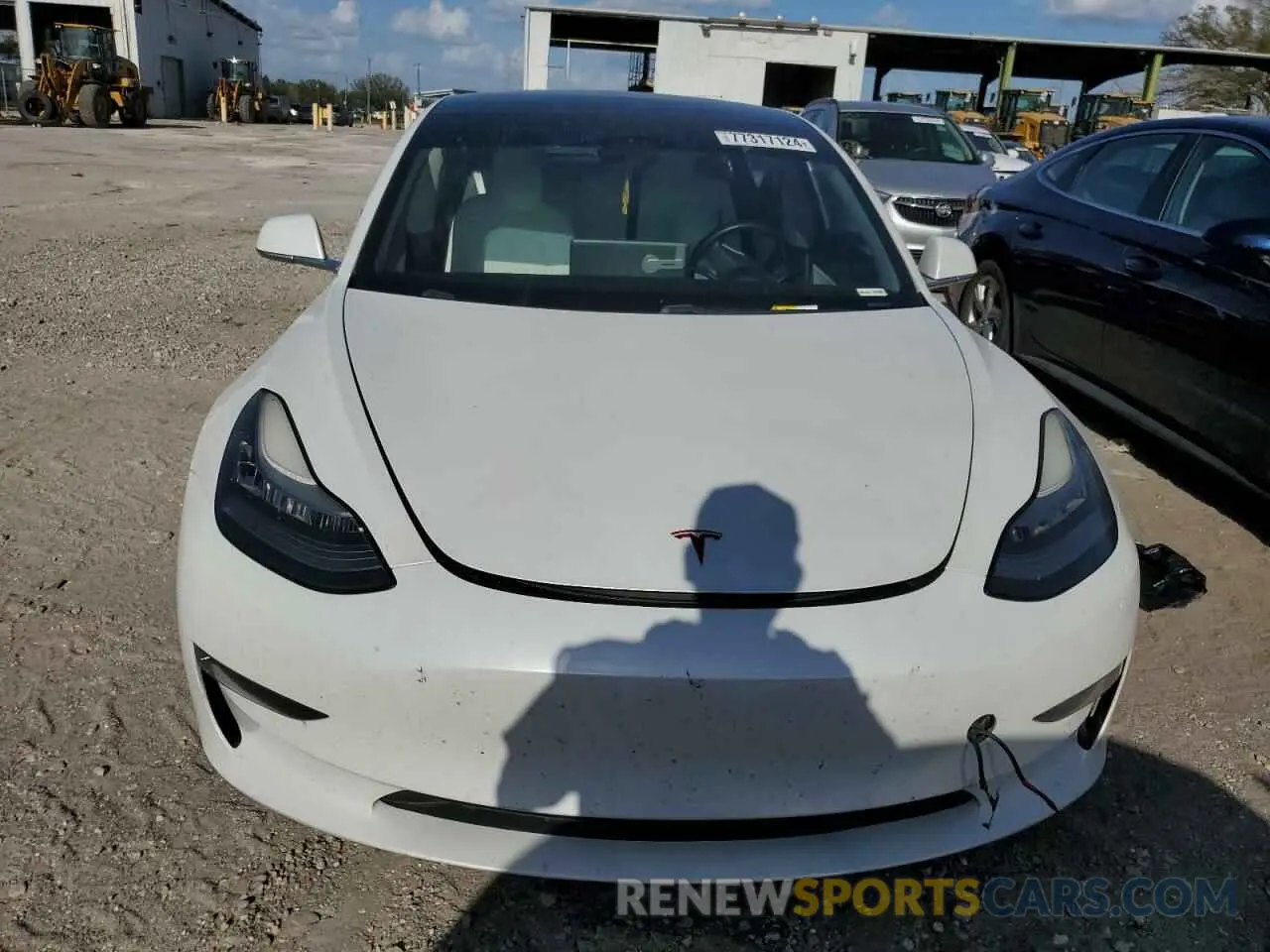 5 Photograph of a damaged car 5YJ3E1EA1KF417797 TESLA MODEL 3 2019