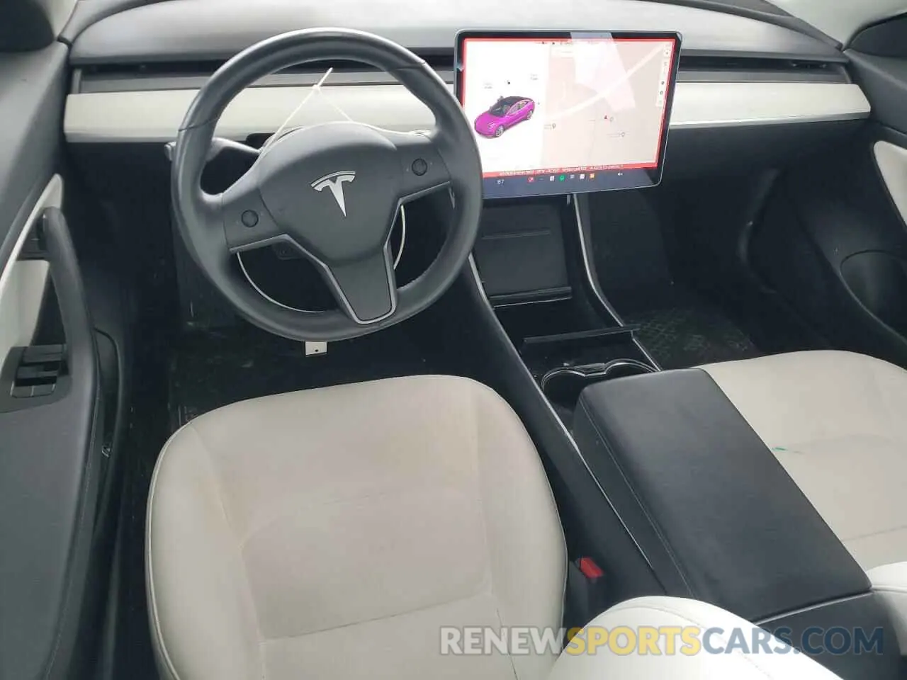 8 Photograph of a damaged car 5YJ3E1EA1KF417900 TESLA MODEL 3 2019