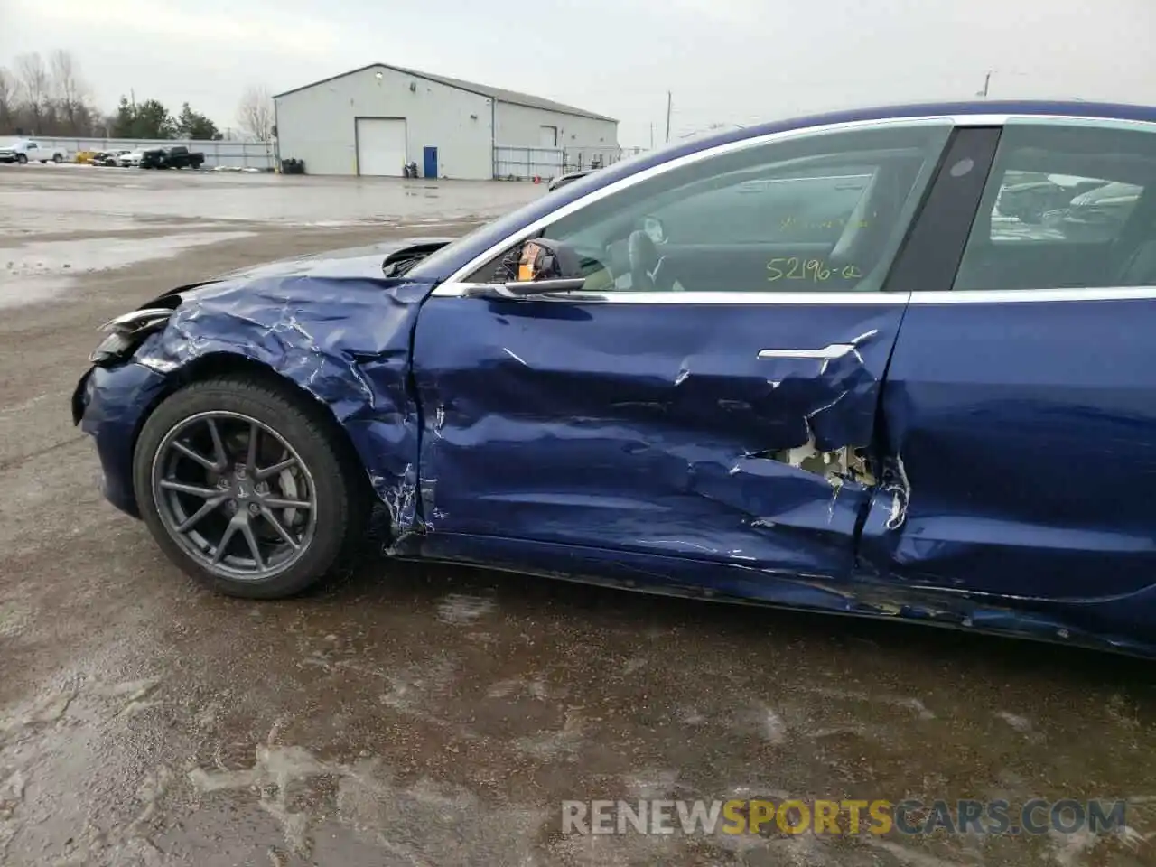 9 Photograph of a damaged car 5YJ3E1EA1KF422823 TESLA MODEL 3 2019