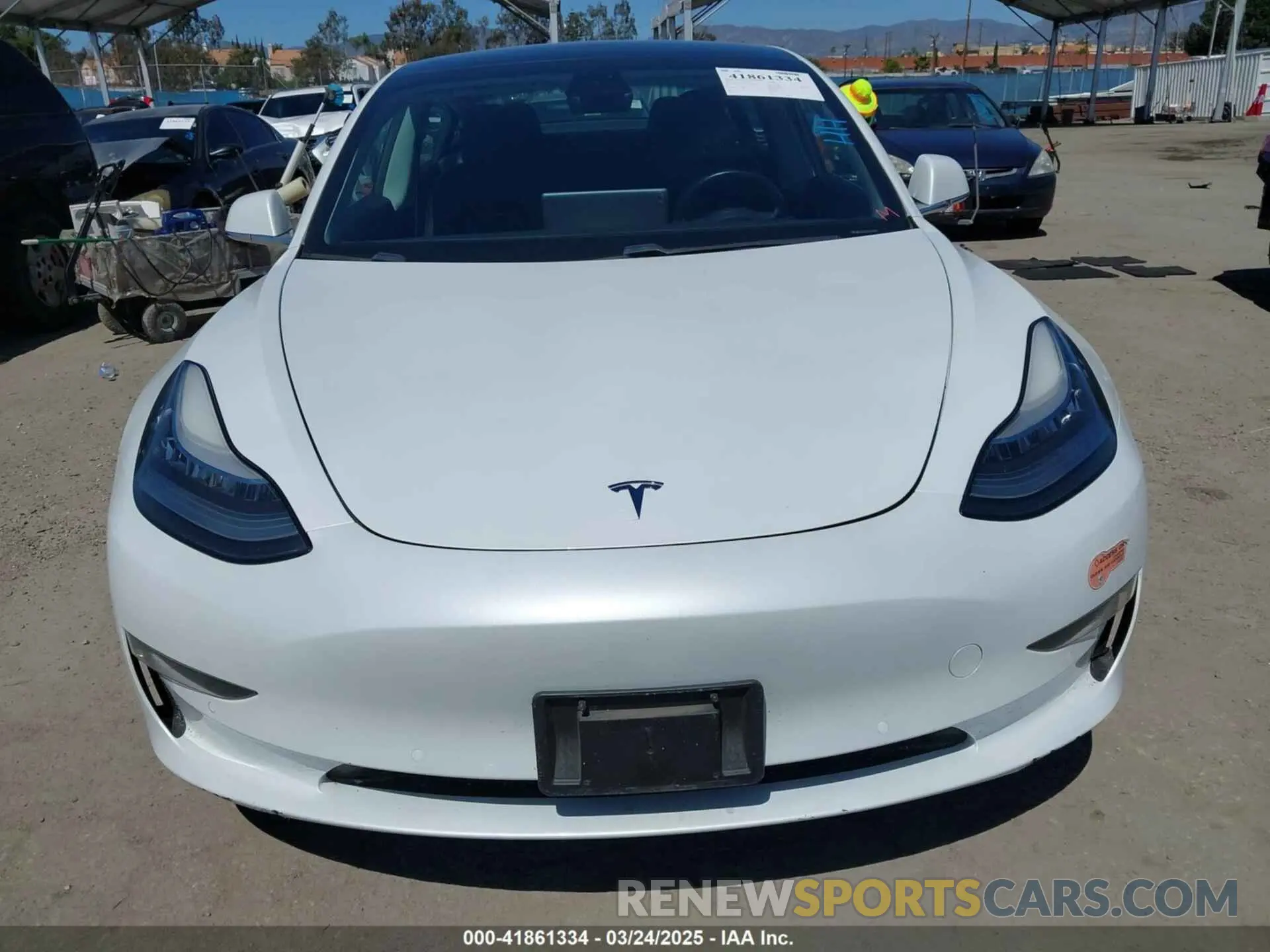 12 Photograph of a damaged car 5YJ3E1EA1KF422983 TESLA MODEL 3 2019