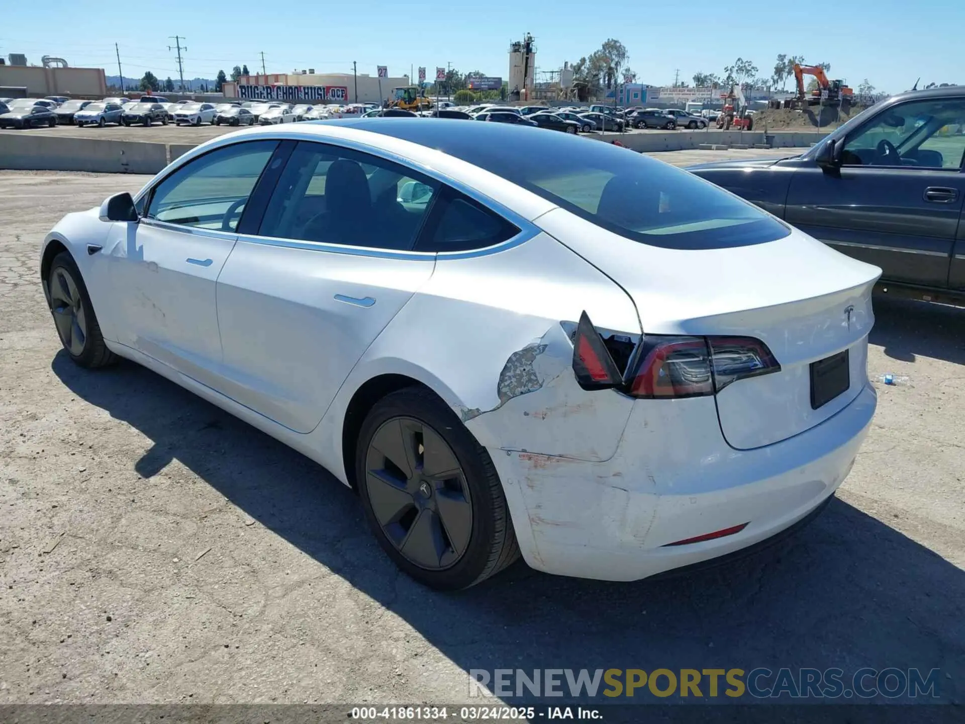 3 Photograph of a damaged car 5YJ3E1EA1KF422983 TESLA MODEL 3 2019