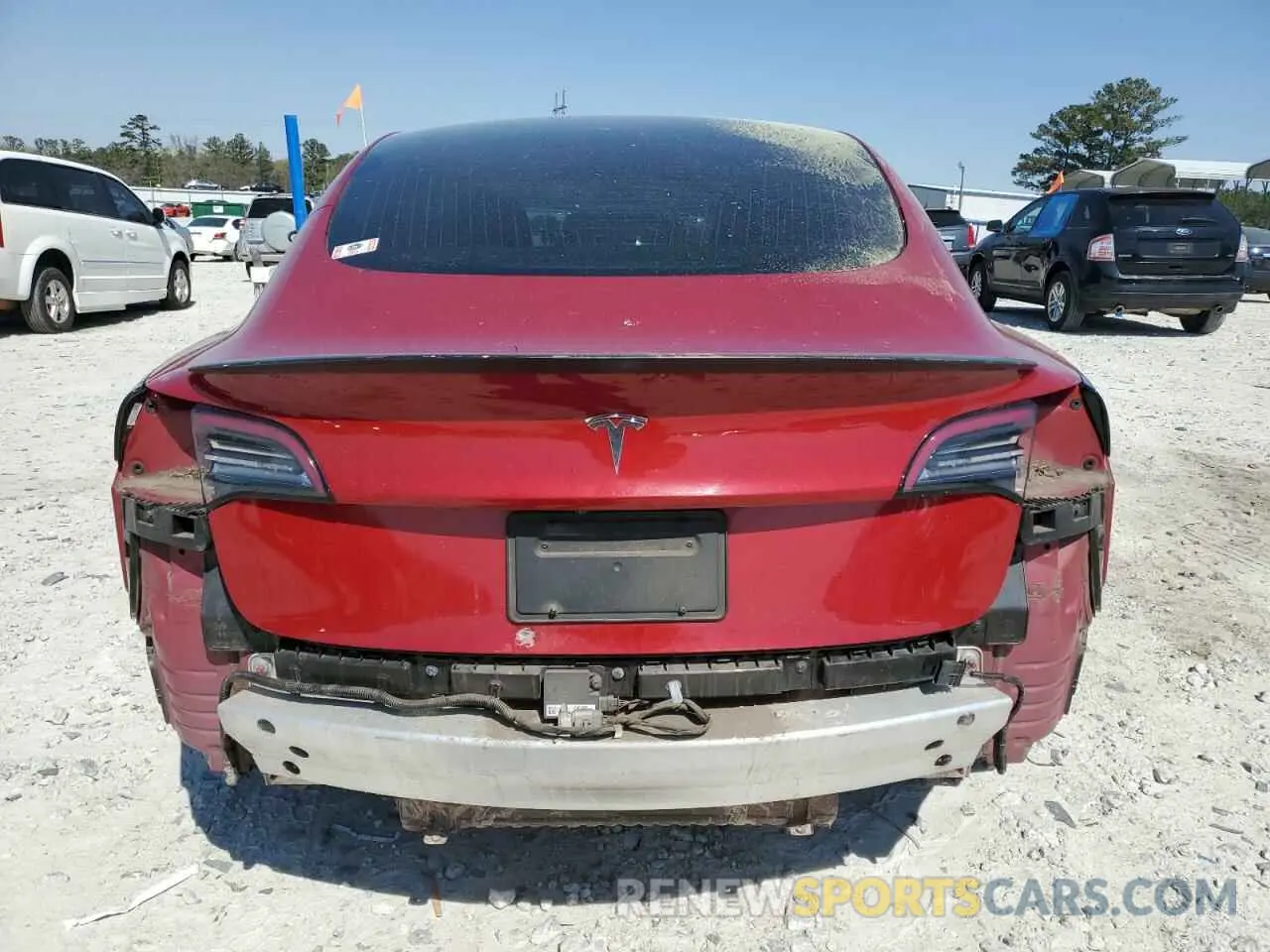 6 Photograph of a damaged car 5YJ3E1EA1KF426158 TESLA MODEL 3 2019