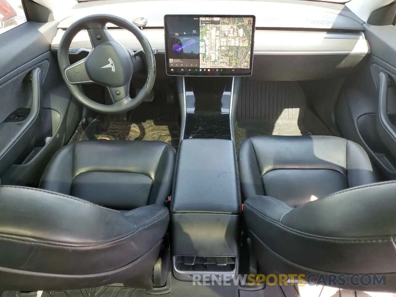 8 Photograph of a damaged car 5YJ3E1EA1KF426158 TESLA MODEL 3 2019