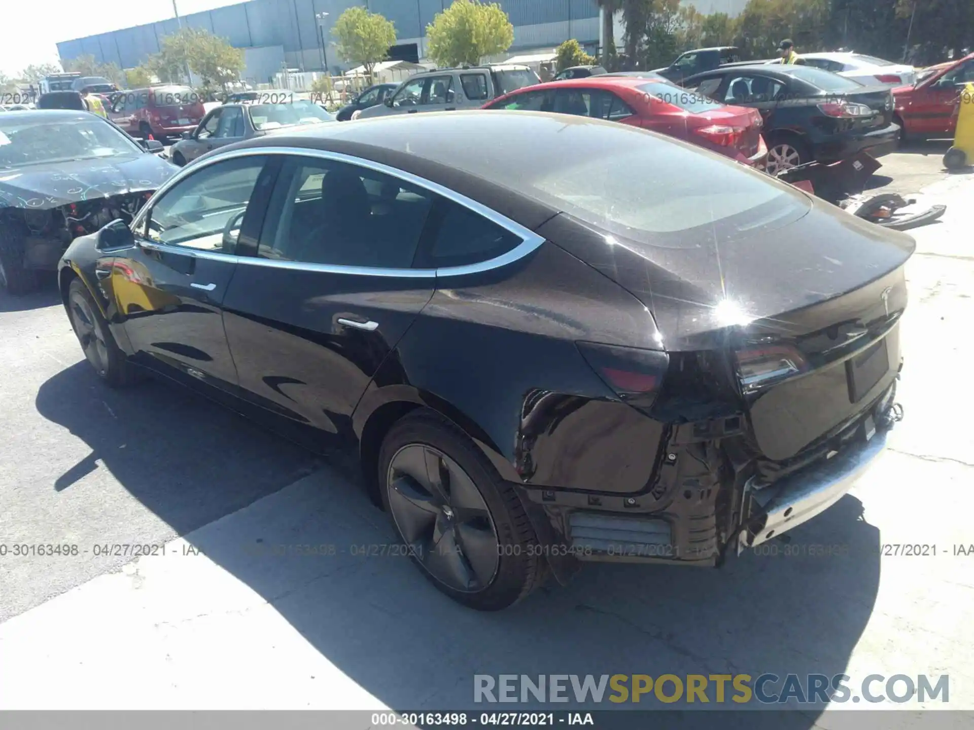 3 Photograph of a damaged car 5YJ3E1EA1KF426807 TESLA MODEL 3 2019