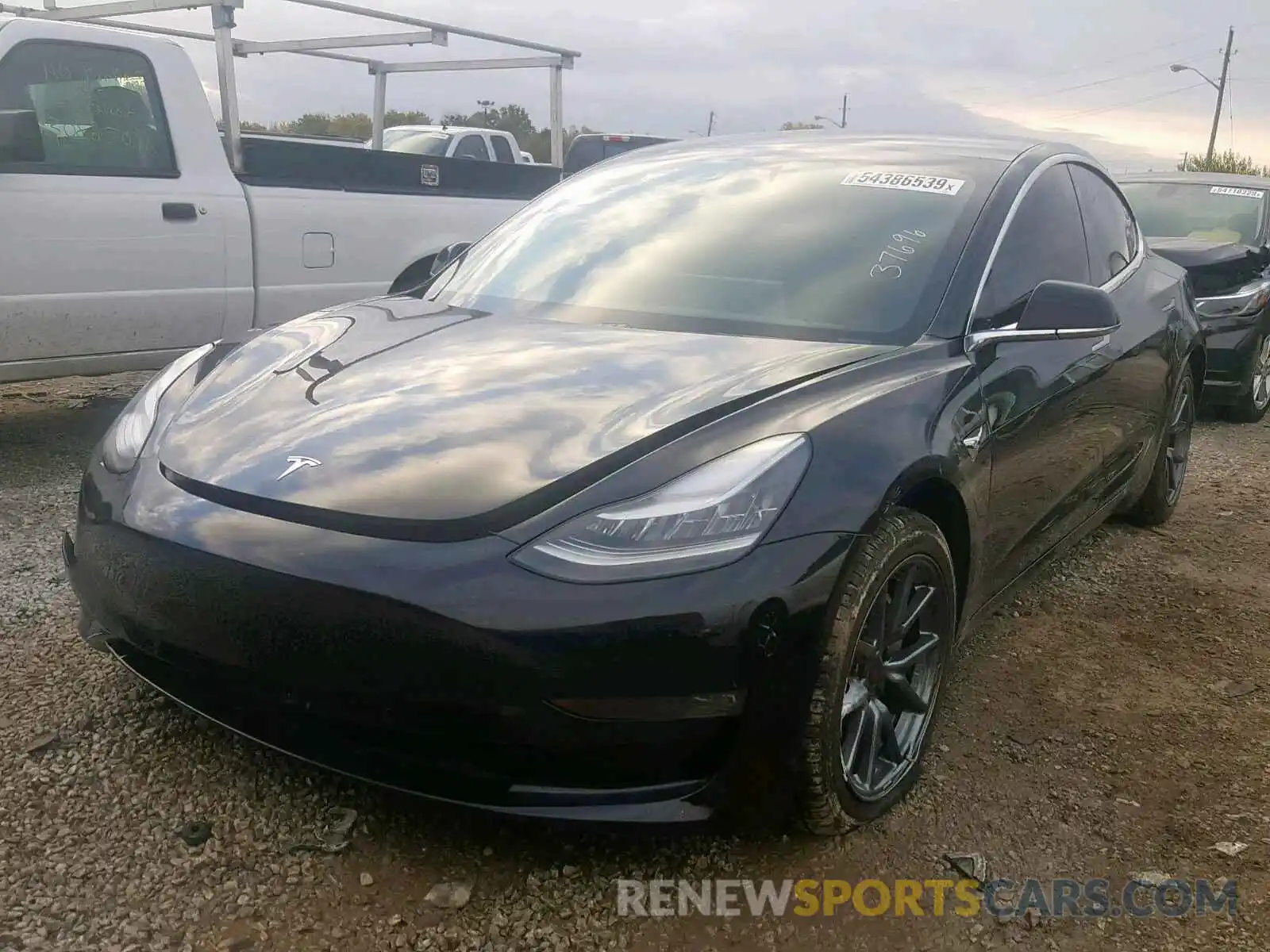 2 Photograph of a damaged car 5YJ3E1EA1KF428900 TESLA MODEL 3 2019