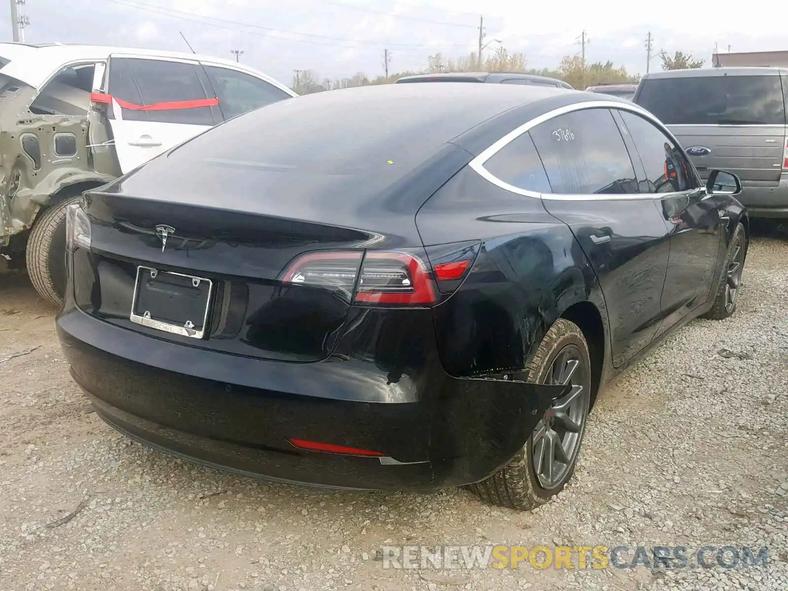 4 Photograph of a damaged car 5YJ3E1EA1KF428900 TESLA MODEL 3 2019