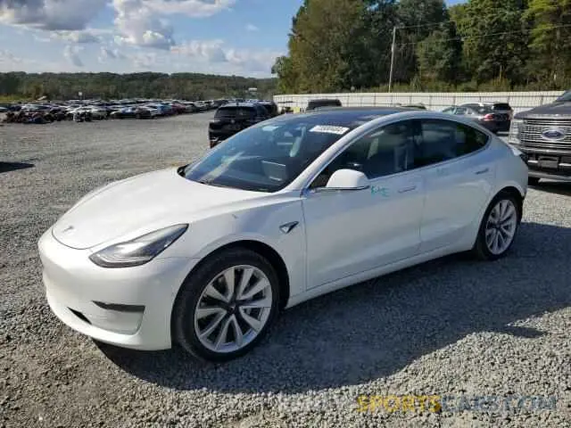 1 Photograph of a damaged car 5YJ3E1EA1KF441498 TESLA MODEL 3 2019