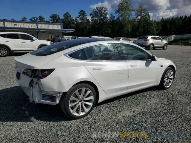 3 Photograph of a damaged car 5YJ3E1EA1KF441498 TESLA MODEL 3 2019