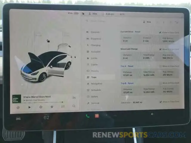 9 Photograph of a damaged car 5YJ3E1EA1KF441498 TESLA MODEL 3 2019