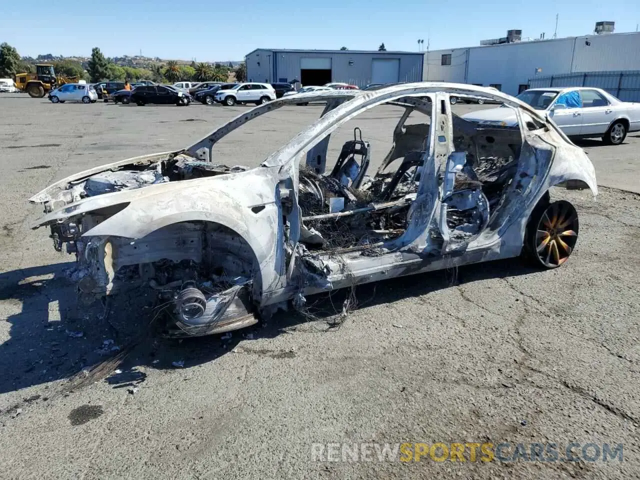 1 Photograph of a damaged car 5YJ3E1EA1KF447897 TESLA MODEL 3 2019