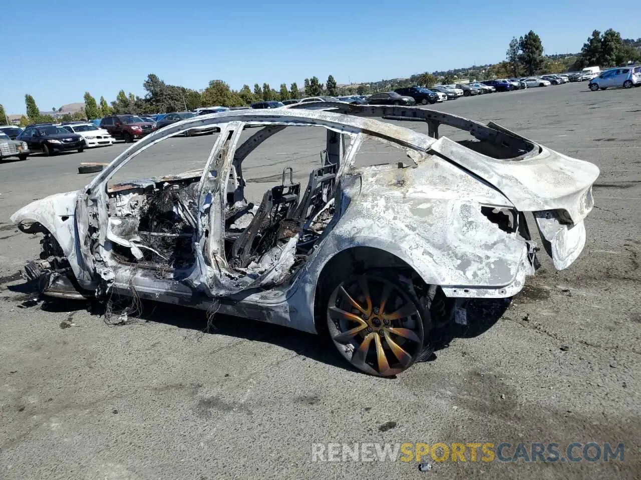 2 Photograph of a damaged car 5YJ3E1EA1KF447897 TESLA MODEL 3 2019