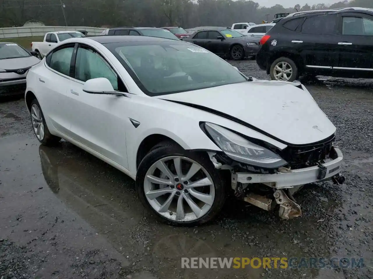 4 Photograph of a damaged car 5YJ3E1EA1KF466479 TESLA MODEL 3 2019