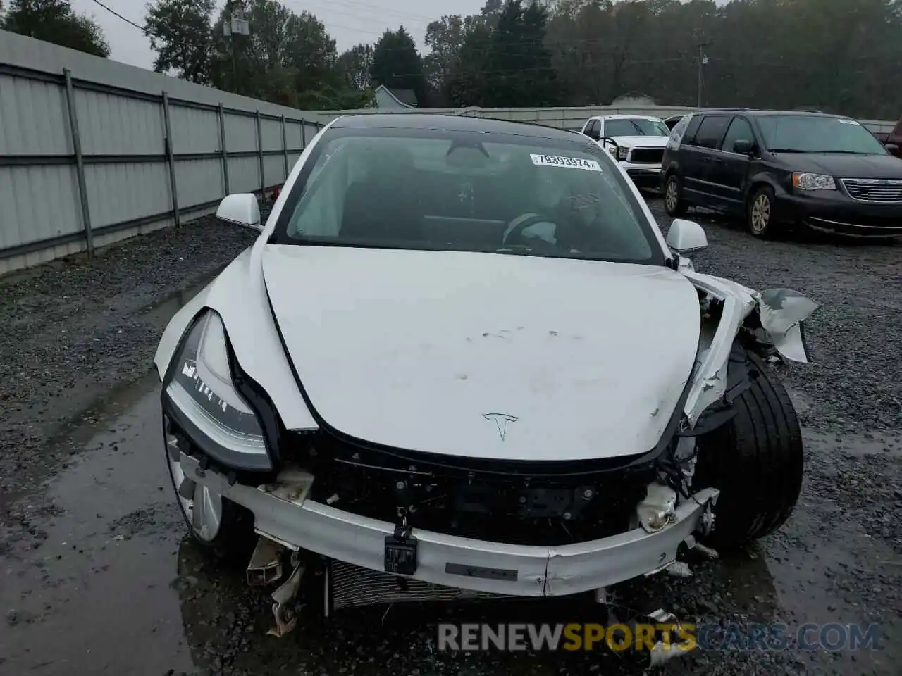 5 Photograph of a damaged car 5YJ3E1EA1KF466479 TESLA MODEL 3 2019