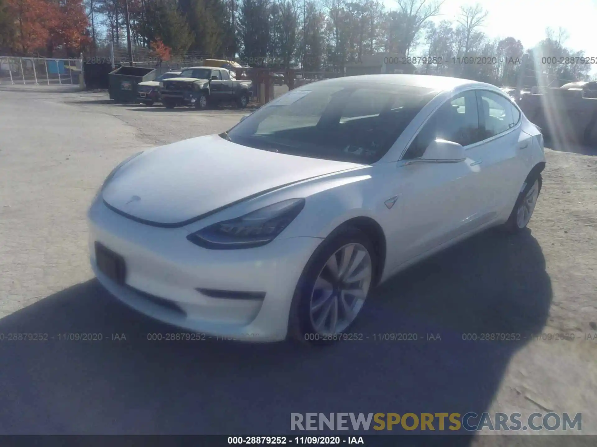 2 Photograph of a damaged car 5YJ3E1EA1KF466627 TESLA MODEL 3 2019