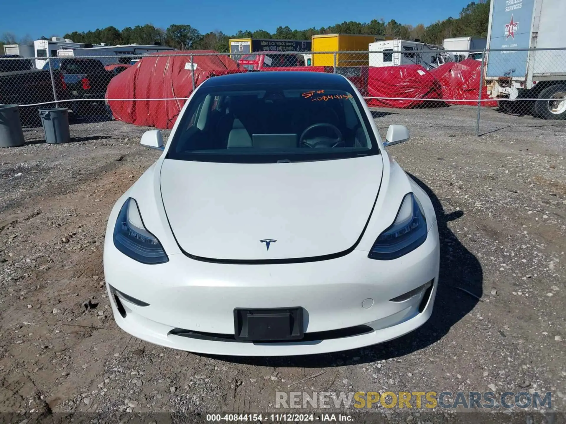 12 Photograph of a damaged car 5YJ3E1EA1KF482634 TESLA MODEL 3 2019