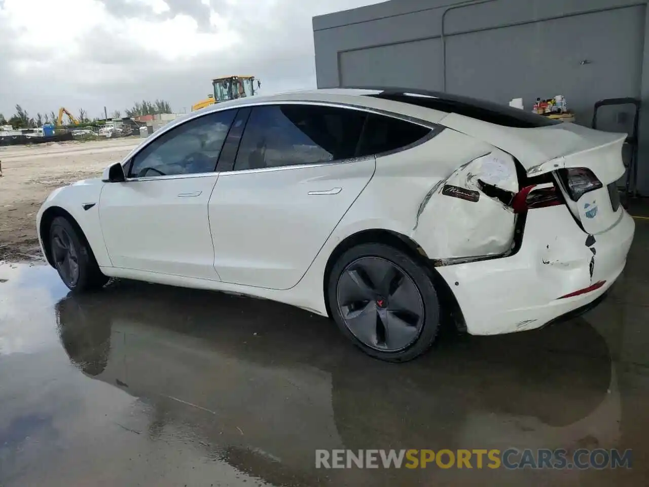 2 Photograph of a damaged car 5YJ3E1EA1KF483749 TESLA MODEL 3 2019