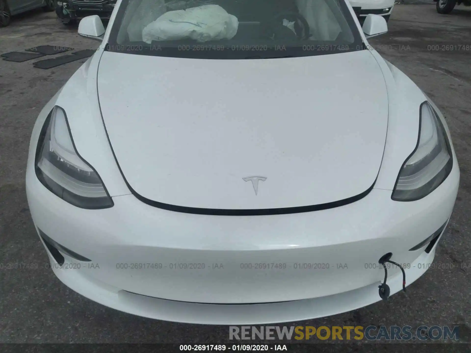 10 Photograph of a damaged car 5YJ3E1EA1KF485775 TESLA MODEL 3 2019