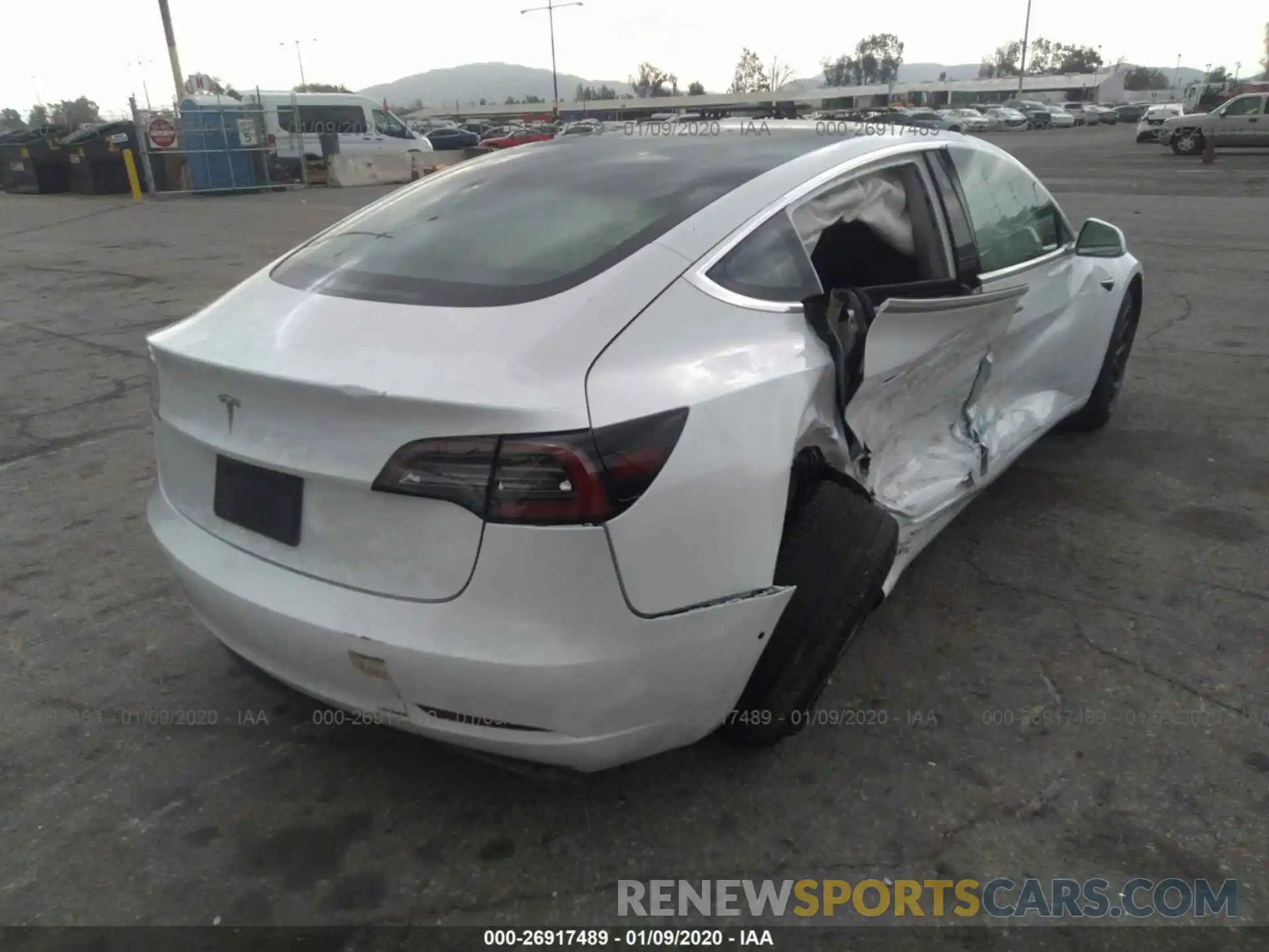 4 Photograph of a damaged car 5YJ3E1EA1KF485775 TESLA MODEL 3 2019