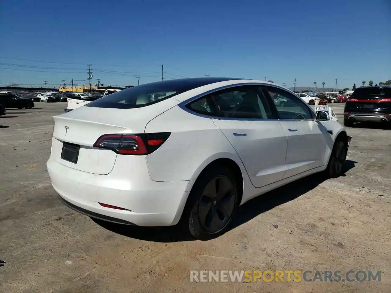 4 Photograph of a damaged car 5YJ3E1EA1KF486229 TESLA MODEL 3 2019