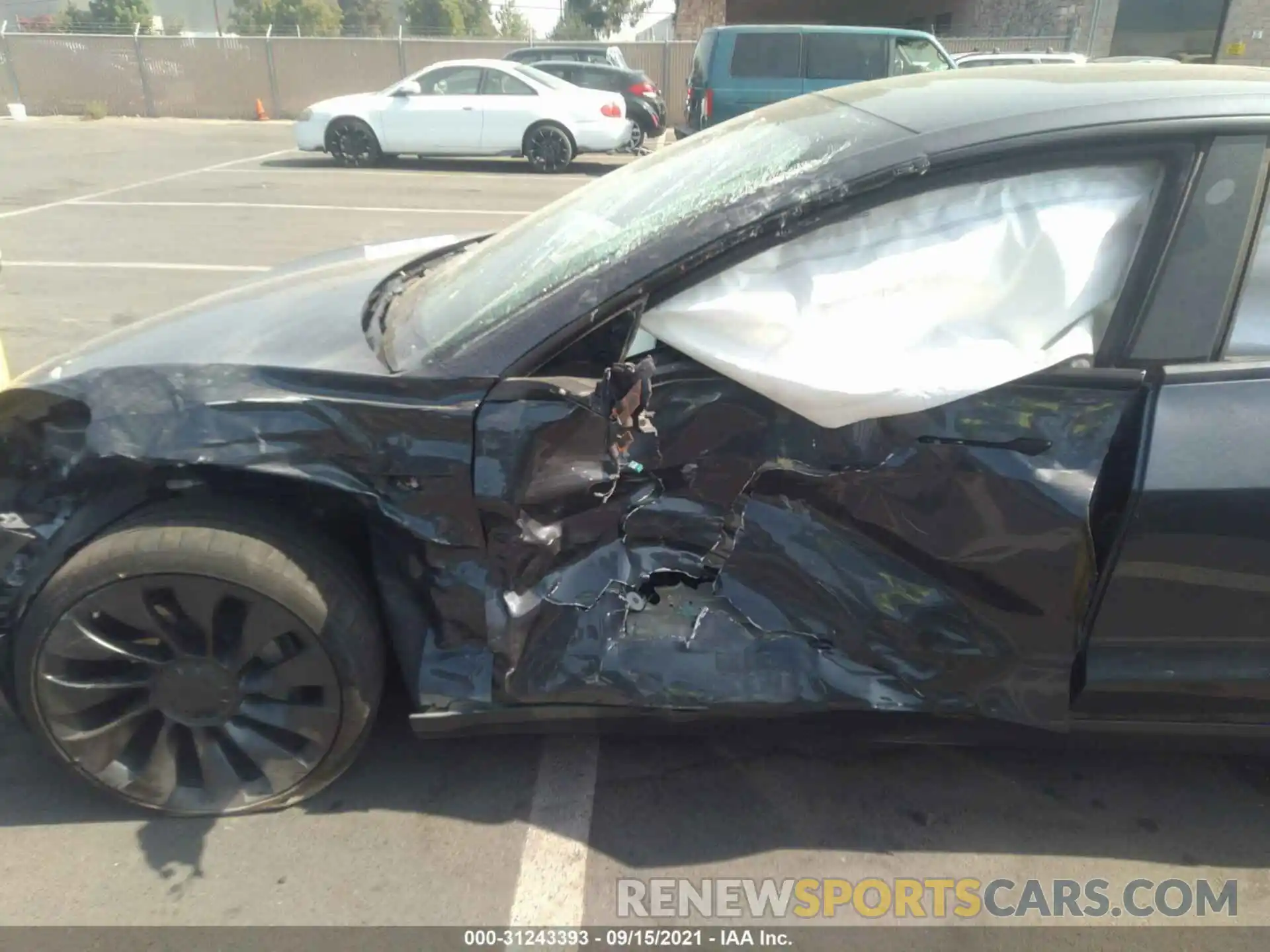 6 Photograph of a damaged car 5YJ3E1EA1KF537003 TESLA MODEL 3 2019