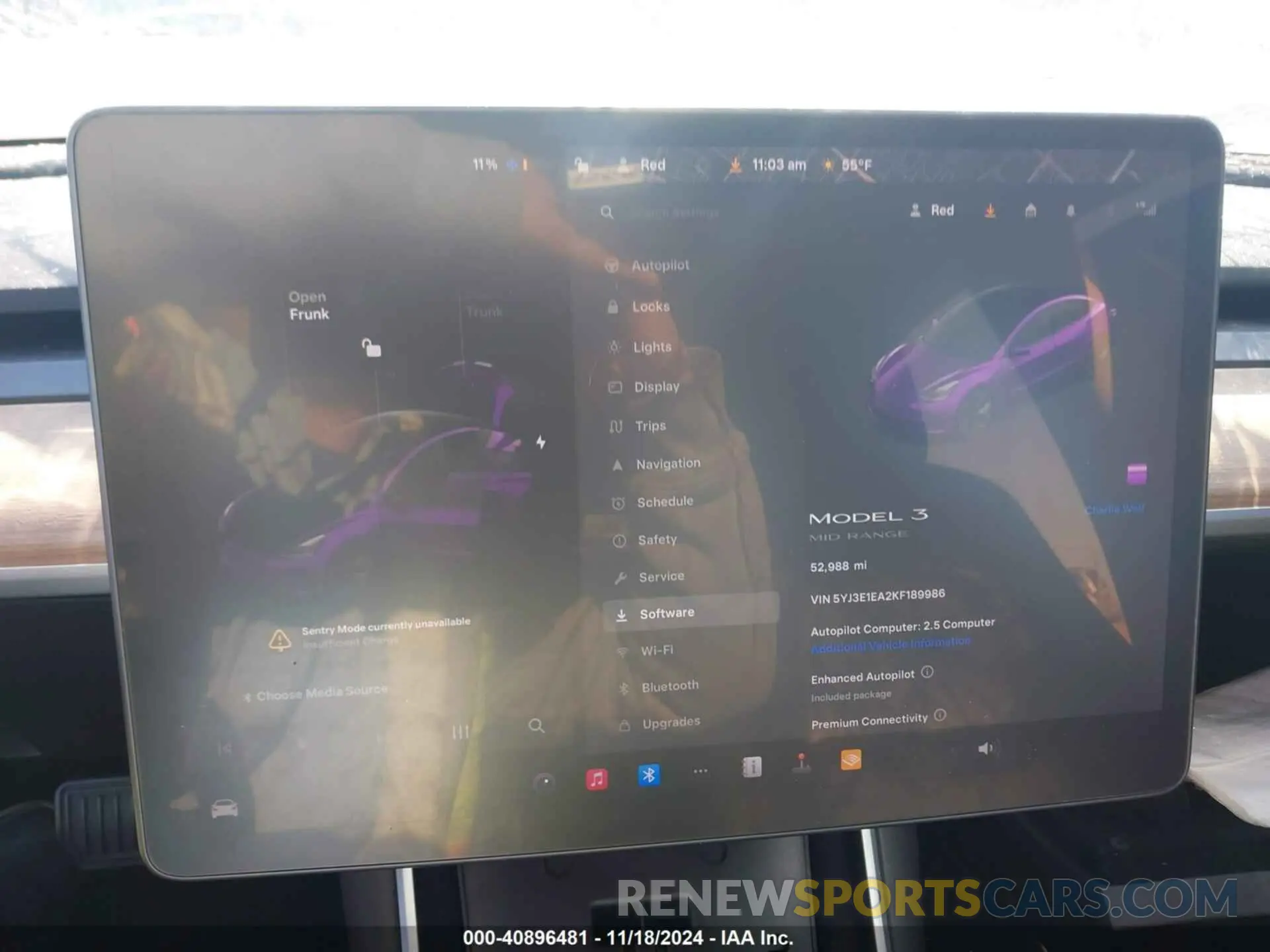 7 Photograph of a damaged car 5YJ3E1EA2KF189986 TESLA MODEL 3 2019