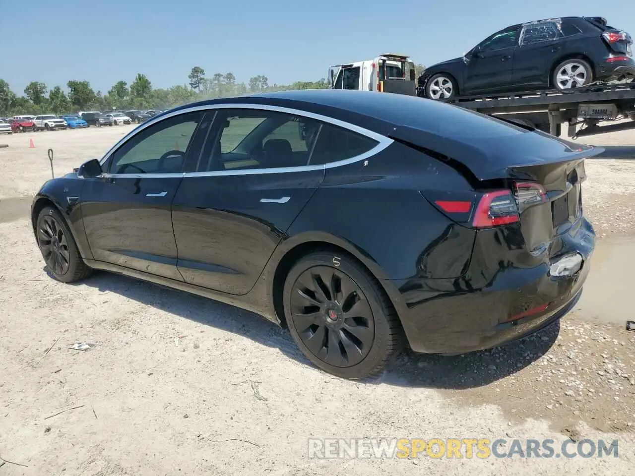 2 Photograph of a damaged car 5YJ3E1EA2KF296780 TESLA MODEL 3 2019