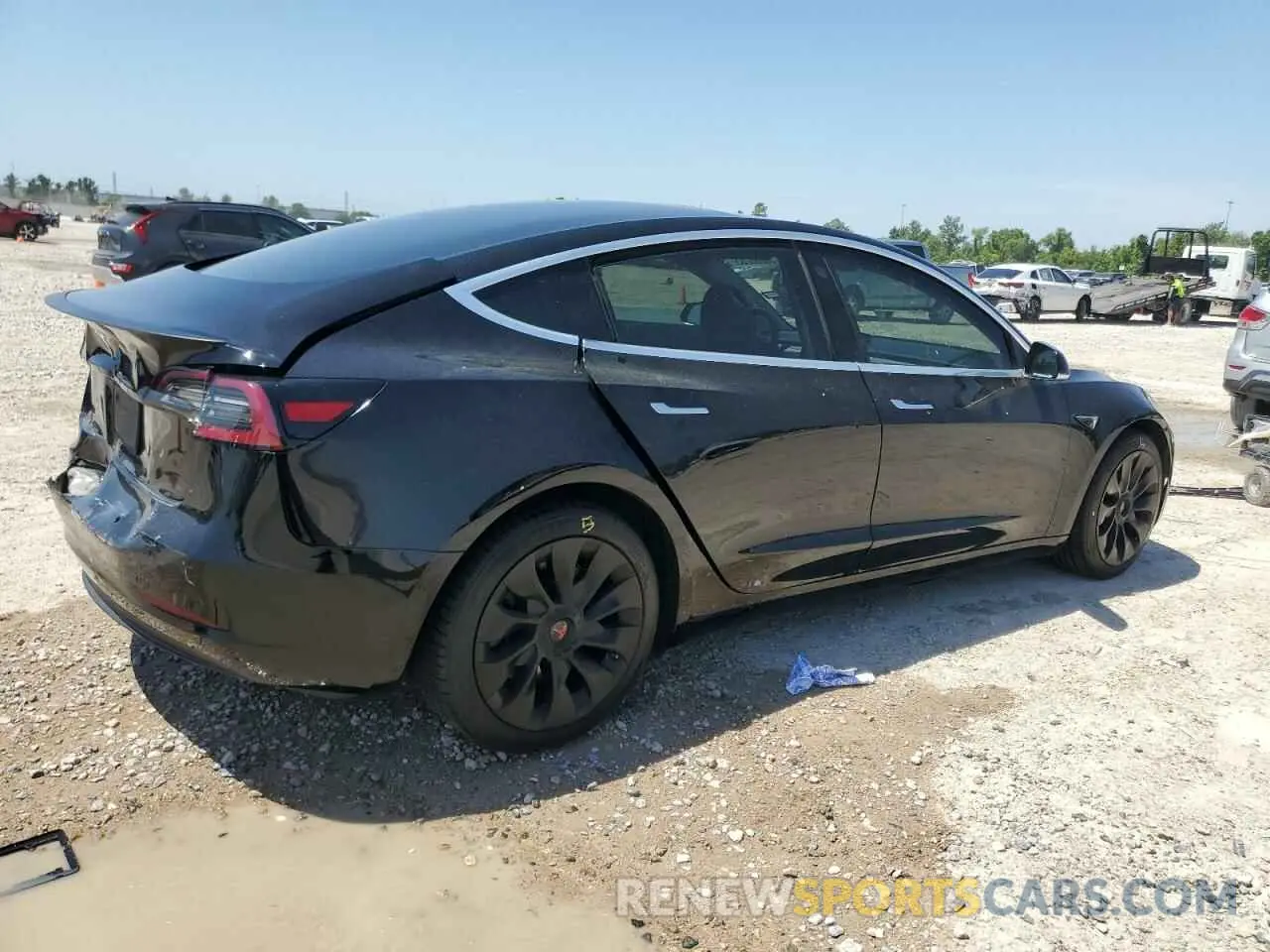 3 Photograph of a damaged car 5YJ3E1EA2KF296780 TESLA MODEL 3 2019