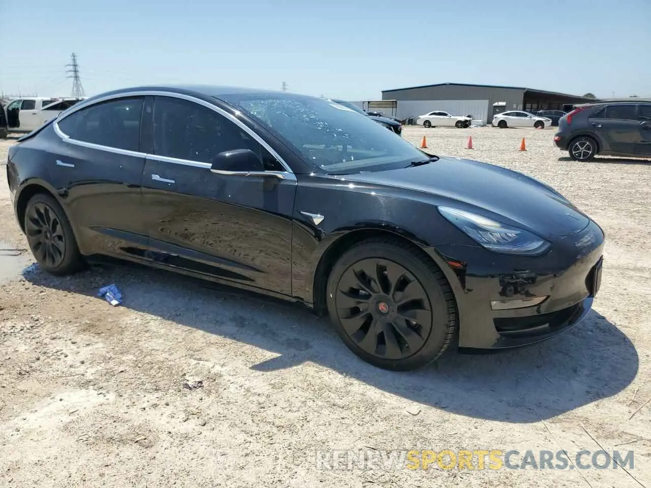 4 Photograph of a damaged car 5YJ3E1EA2KF296780 TESLA MODEL 3 2019