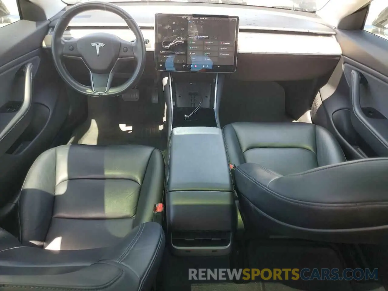 8 Photograph of a damaged car 5YJ3E1EA2KF296780 TESLA MODEL 3 2019
