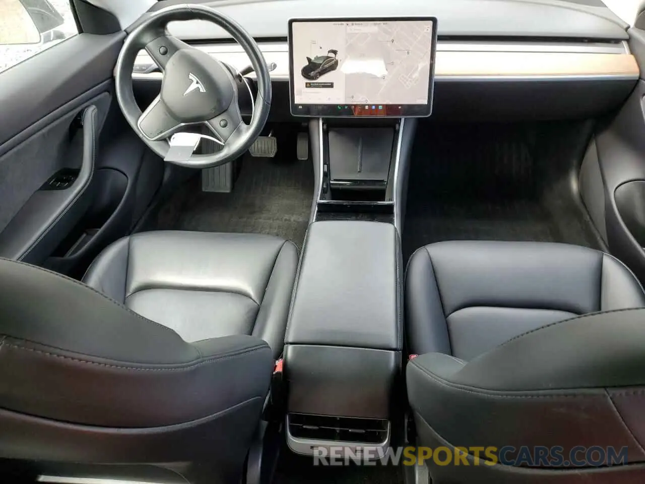 8 Photograph of a damaged car 5YJ3E1EA2KF297170 TESLA MODEL 3 2019