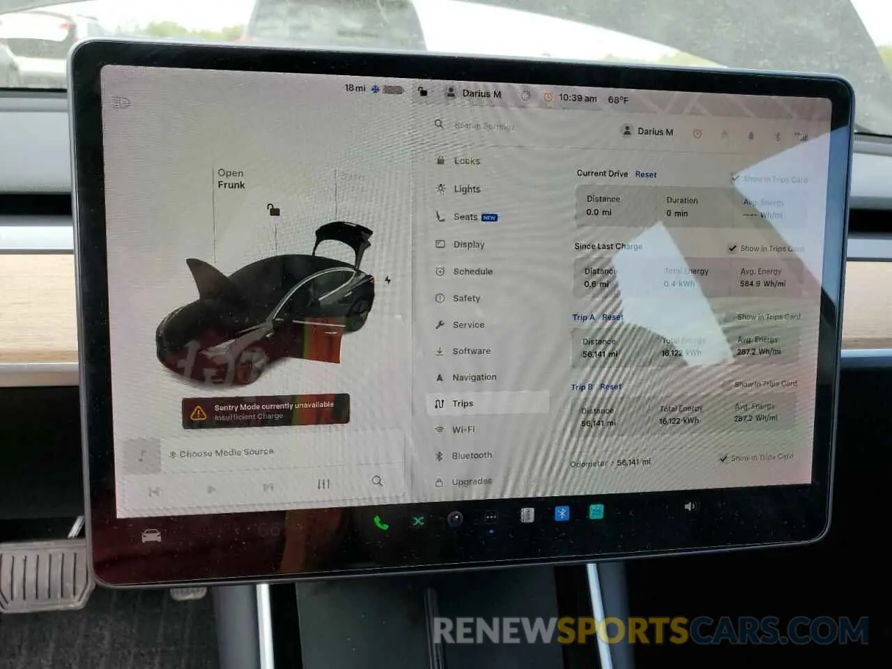 9 Photograph of a damaged car 5YJ3E1EA2KF297170 TESLA MODEL 3 2019