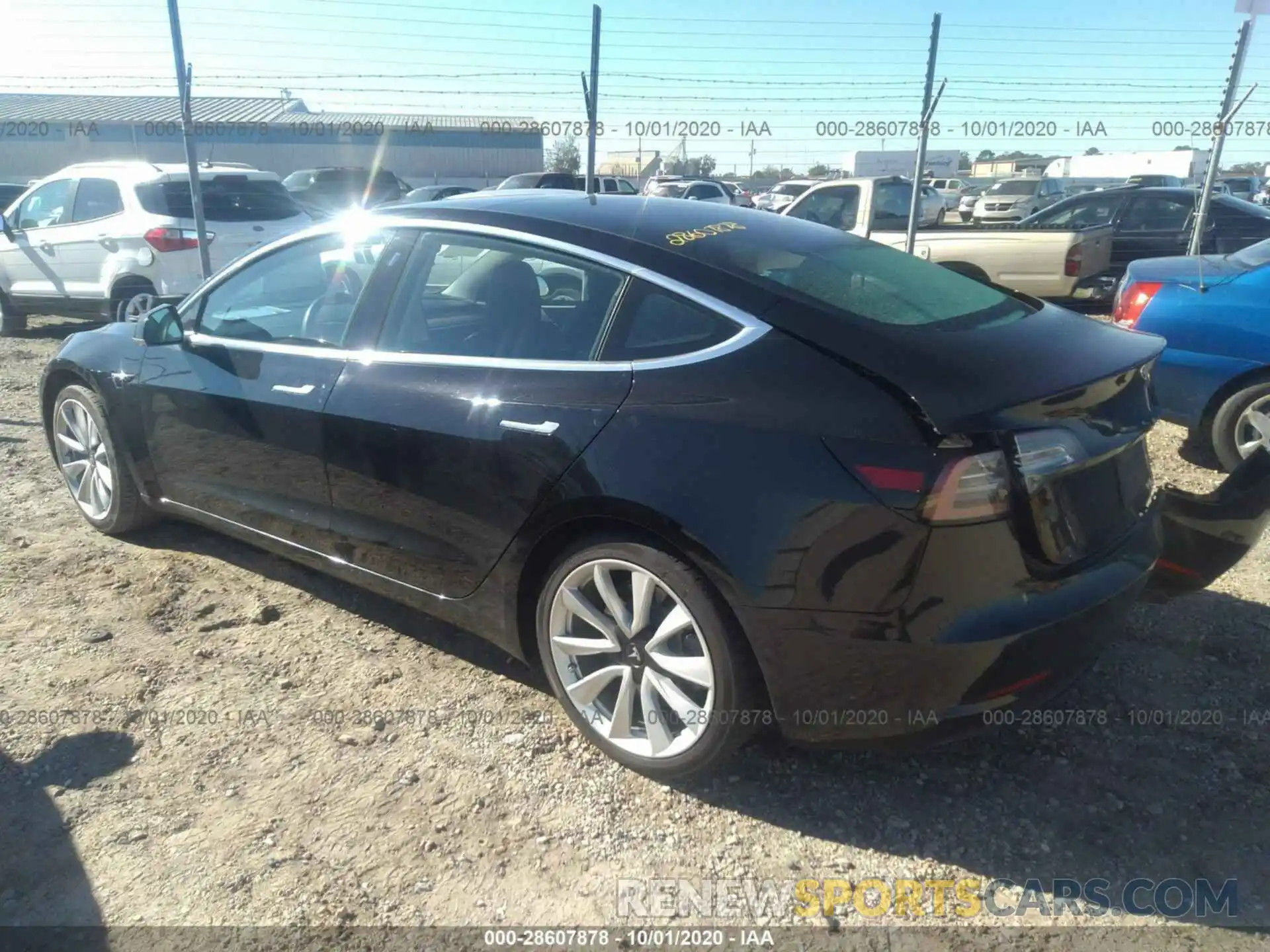 3 Photograph of a damaged car 5YJ3E1EA2KF300309 TESLA MODEL 3 2019